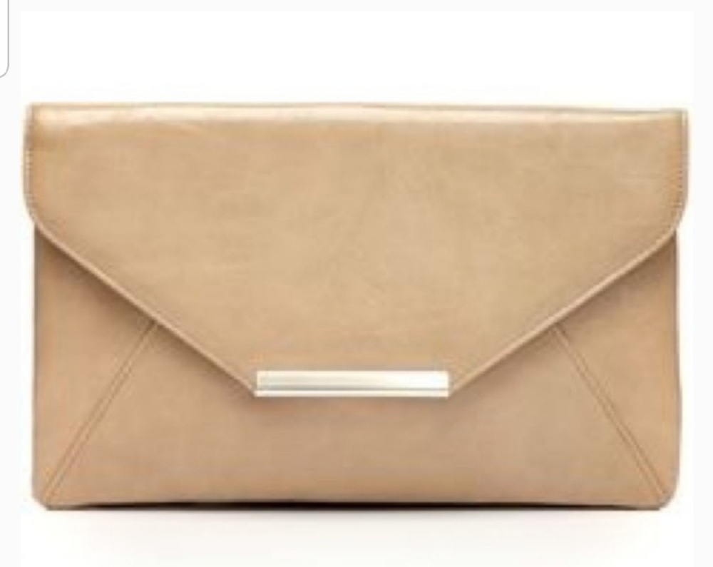 Nude Envelope Clutch Bag